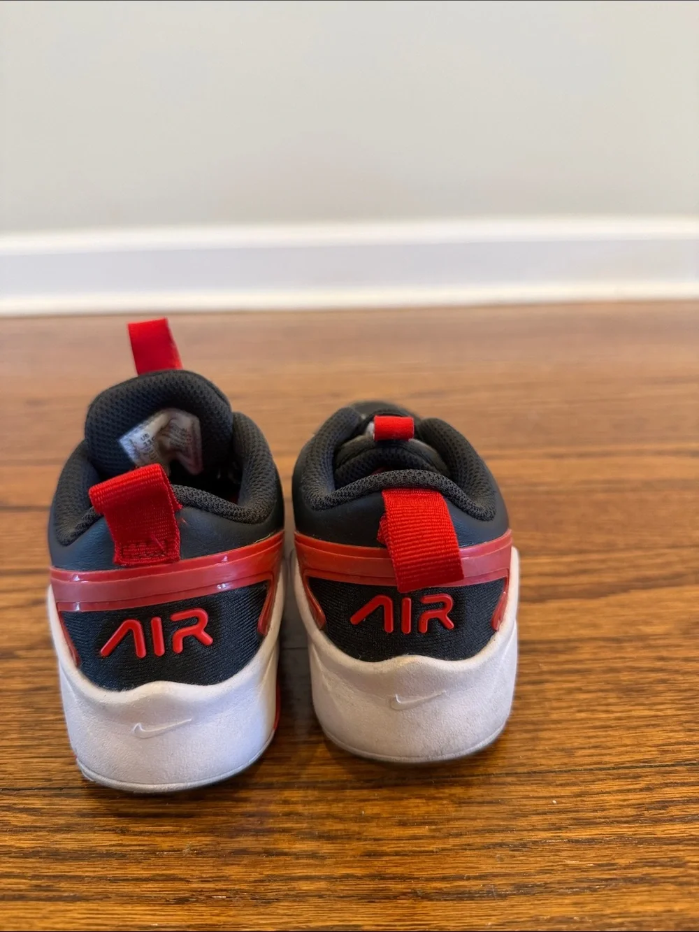 Nike Kids' Black and Red Athletic Sneakers